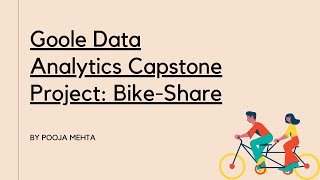 BikeShare Google Data Analytics Certification Case Study [upl. by Eicyaj]