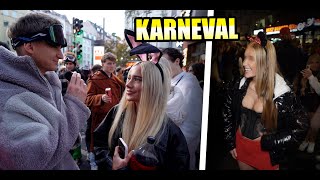 Wie GUT KÜSSEN FRAUEN an Karneval  Streetcomedy Köln 2024  TomSupreme [upl. by Duyne]