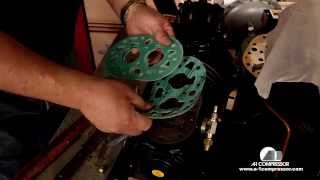 How To Change a Copeland K Model Valve Plate [upl. by Dre244]