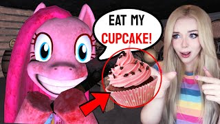 DO NOT EAT PINKIE PIES CUPCAKE MY LITTLE PONY HORROR GAME [upl. by Vano883]