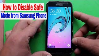 Samsung J2 safe mode disable  how to disable samsung safe mode [upl. by Eniledgam]