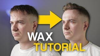 How To Use Hair Wax Properly  Tutorial [upl. by Salangi]