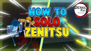 How to solo zenitsu within 1 minute in DemonFall tips  EASY METHOD [upl. by Skiba]