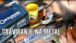 Kako JEDNOSTAVNO gravirati metal slanom vodom  DIY [upl. by Novrej]