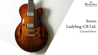 Blue Guitars  Rozeo  LadybugCB Ltd  Caramel Burst Lacquer [upl. by Delilah]