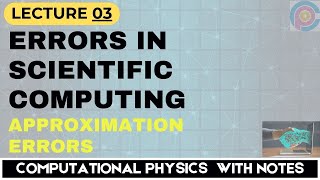 What are the types of error in computation  Mathematical approximation errors [upl. by Ecyak461]