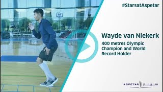 400 m world record and Olympic champion Wayde van Niekerk [upl. by Lonnie272]