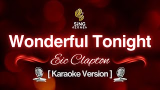 Eric Clapton  Wonderful Tonight Karaoke Version [upl. by Htebizile140]