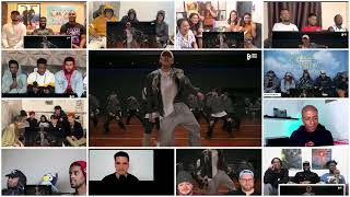 CHOREOGRAPHY BTS 달려라 방탄 Run BTS Dance Practice Reaction Mashup [upl. by Joscelin591]