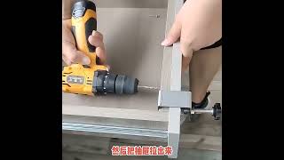 2Pcs Drawer Front Installation Clamps Woodwork Cabinet Aids Mounting Tool [upl. by Ratna]