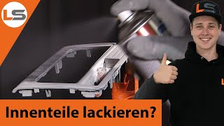 Interieur vom Auto einfach mit Spraydose lackieren  LACKSTORE [upl. by Anaytat584]