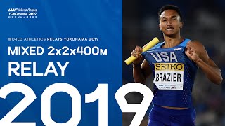 Mixed 2x2x400m Relay  World Athletics Relays Yokohama 2019 [upl. by Perron]