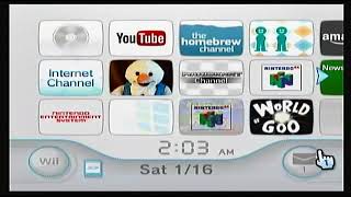 Wii Menu Wlkthrough Intro Reversed [upl. by Charil653]