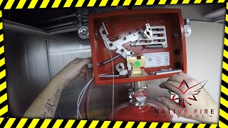 Kitchen Fire Suppression system install 4 [upl. by Katrinka]