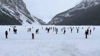 Skating on Lake Louise [upl. by Elletnohs]