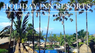 BEACH FRONT Bali Holiday Inn Resorts Benoa  Where to Stay in Bali [upl. by Nasya437]