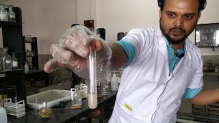 Iodoform test of acetone [upl. by Welton]