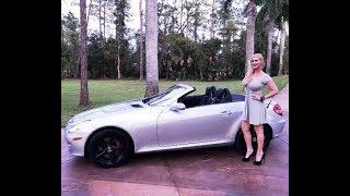 2006 MercedesBenz SLK350 Review wMaryAnn For Sale by AutoHaus of Naples [upl. by Idnyl]