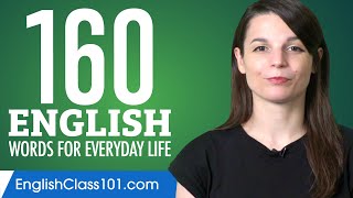 160 English Words for Everyday Life  Basic Vocabulary 8 [upl. by Bale]