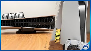 Como instalar a BASE  SUPORTE do PS5 na HORIZONTAL e VERTICAL Dicas PS5 [upl. by Kalk]