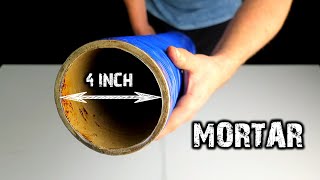 HOW TO MAKE A MORTAR FOR 4 INCH FIREWORKS SHELLS [upl. by Sgninnej]