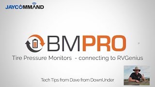 TechTip 15 How To Connect Tire Pressure Monitors To Your JAYCOMMAND™ [upl. by Reffineg970]