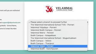 Online School Fee Payment  Velammal Knowledge Park VKP [upl. by Christianson]