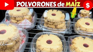 🔴AUMENTA tus VENTAS💰 POLVORONES de MAÍZ🌽 NEGOCIO desde CASA🏠 Dulce Hogar Recetas 💕 [upl. by Rondi]