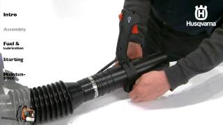 Husqvarna Backpack Blowers  Assembly [upl. by Laius732]