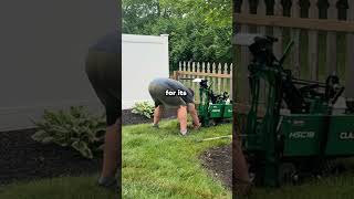 The Proper way to use a SOD CUTTER shorts [upl. by Lozano921]