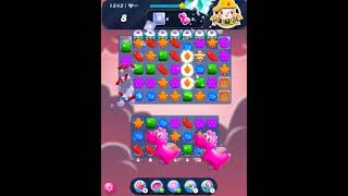 Candy Crush Saga Level 1842  3 Stars 23 Moves Completed [upl. by Hsirap230]