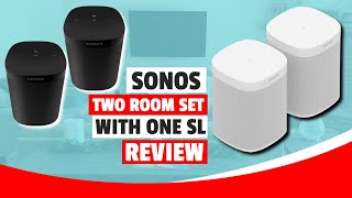 Sonos Two Room Set One SL  The Powerful Speaker Review [upl. by Seabury]