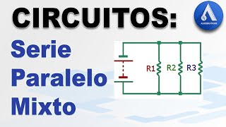 CIRCUITO SERIE PARALELO Y MIXTO ¿Como diferenciarlos Nivel básico [upl. by Linnea]