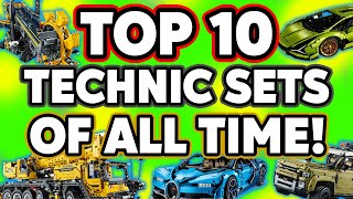 Top 10 Largest LEGO Technic Sets of ALL TIME [upl. by Zetrac246]