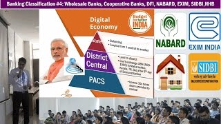 Banking Classification 4 Wholesale Bank WLTF Cooperatives DCCB PACS NABARD SIDBIEXIMNHB [upl. by Miko]