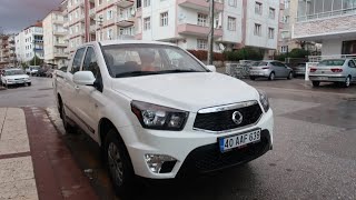 Ssangyong Korando Sports 20 155 HP İnceleme Test [upl. by Thatch]