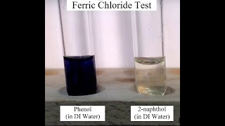 Ferric Chloride Test for Phenols [upl. by Stephana51]