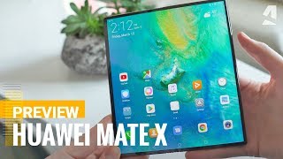 Huawei Mate X Preview  The future of phones [upl. by Eerized]