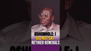 Adams Oshiomhole Clarifies I Did Not Say Retired Generals – Full Statement [upl. by Dnalsor286]