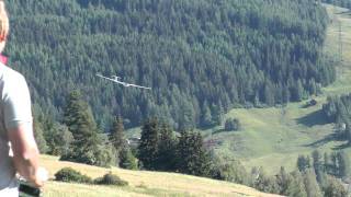 ASW 27 im Schlepp und am Hang  Aerotowing and Slope Soaring [upl. by Orville]