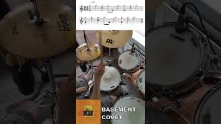 Basement  Covet  Drum Intro with sheet music shorts fyp drums [upl. by Margarette]