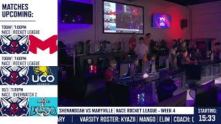 Shenandoah vs Maryville  NACE  Rocket League  Week 4 Full VOD [upl. by Pasadis]