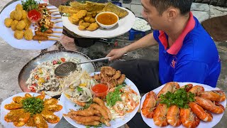 7 Challenge To Enjoy Vietnamese Street Food Steamed Crayfish Fried Spring Rolls Shrimp [upl. by Erik]