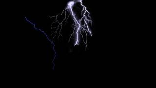 LIGHTNING black screen background video thundering [upl. by Teferi]