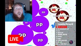 CaseOh Plays Agario With Chat Full Stream Clip [upl. by Nyrehtak]