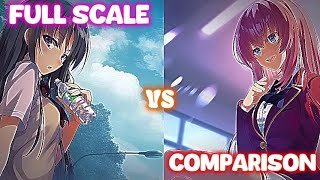 Horikita Suzune vs Ichinose Honami  Full Scale Comparison [upl. by Reffinnej]