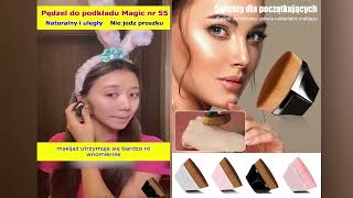 💄【Niewidoczne pory】Pędzel do makijażu w kształcie płatków bezśladowych [upl. by Adnoral]