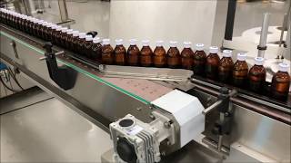 Pharmaceutical Bottle Washing  Filling  Capping  Labeling Line [upl. by Enitsenrae]