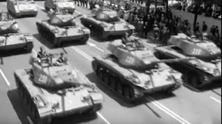 1968 Desfile de la Victoria Fuerzas Armadas Españolas paracaidistas Legión unidades alpinas [upl. by Herring]