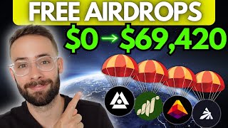 Top FREE Airdrops for 2024 0 Required [upl. by Adallard]